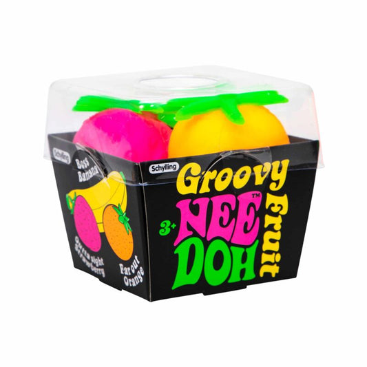 Groovy Fruit NeeDoh - 3 pack fidget toy