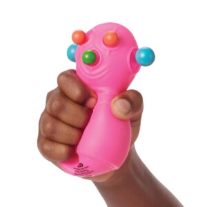 NeeDoh Panic Pete pink squeeze view