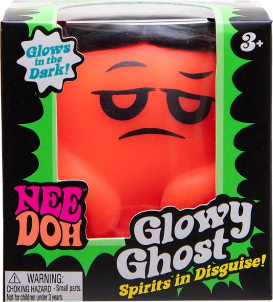 NeeDoh Glowy Ghost Orange